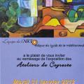 Expo au lycée Méditérranée 2012