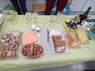 Buffet et pain d epice 