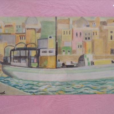 Camaïeu à Venise (Pastel sec)