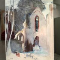 Catherine Boissot - Eglise gothique ruinee