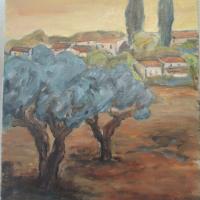 Christiane Rivoirard - les oliviers 1