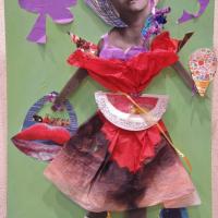 Dominique Lefort - Femme - collage
