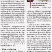  Article de presse Expo lycée 2012