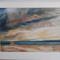 Florence Bonnel - Ciel de coucher de soleil