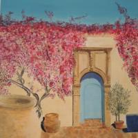 Pascale Portail - la porte bleue